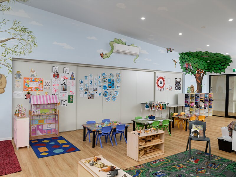 Inside of Learn & Play Kindergarten rooms